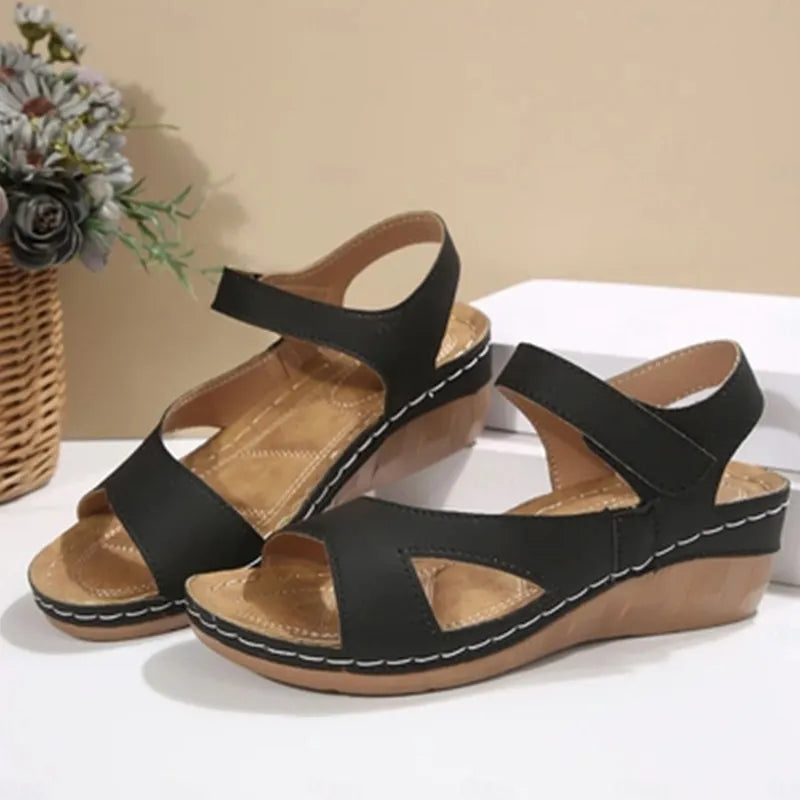 LUNA™ Sandali ortopedici da donna con suola spessa in velcro Comfort